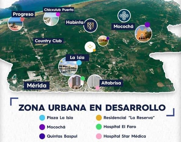 Terrenos en Mérida Oportunidad de Inversión Mocochá Yucatán Ubicacion