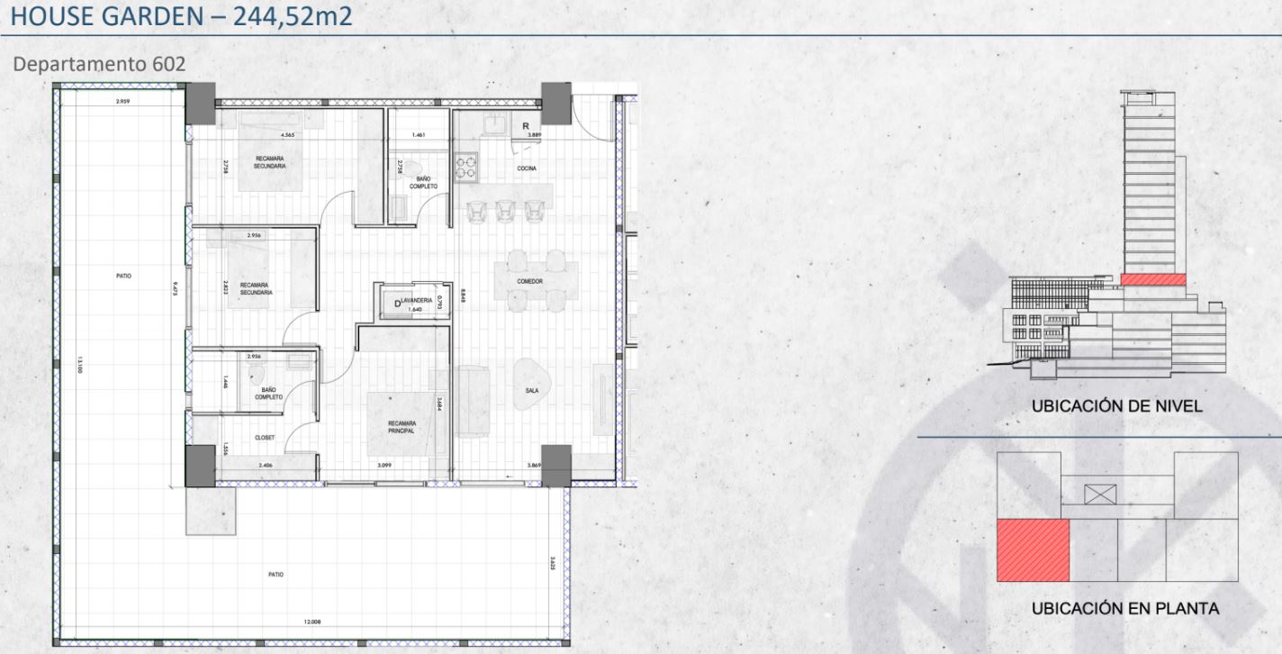 Livo Residencial House Garden Plano 244.52 m2 - 3 rec