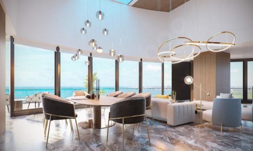 Shark Tower Cancún Departamentos En Venta Quintana Roo comedor